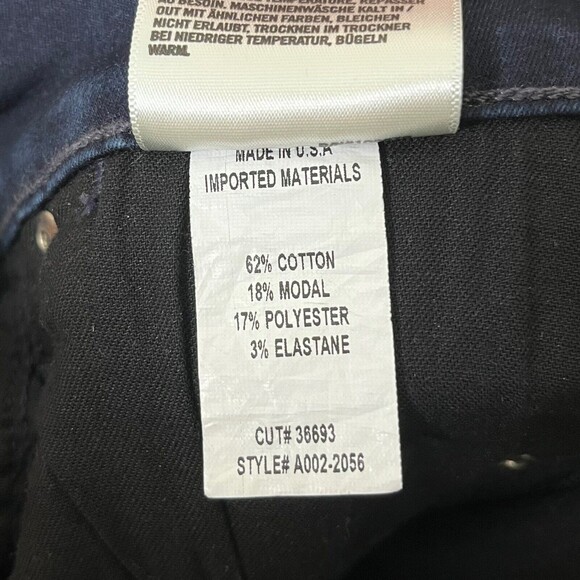 Agolde Colette Skinny Ankle Jeans Women’s Size 26 Dark Blue Indigo Mid Rise - Picture 12 of 14